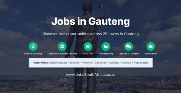 Jobs in Gauteng